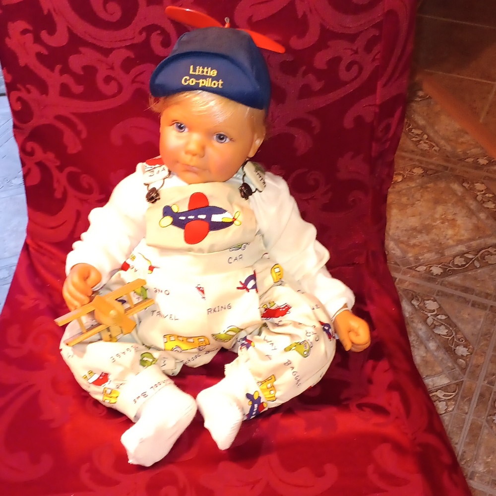 Lee Middleton by Reva "Little Co-Pilot vinyl  baby doll.